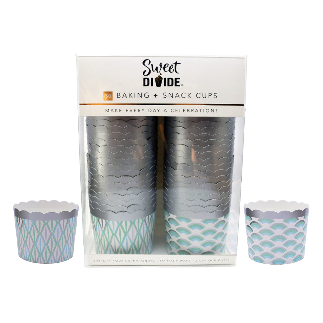Large Paper Baking + Snack Cups Set - Pastel