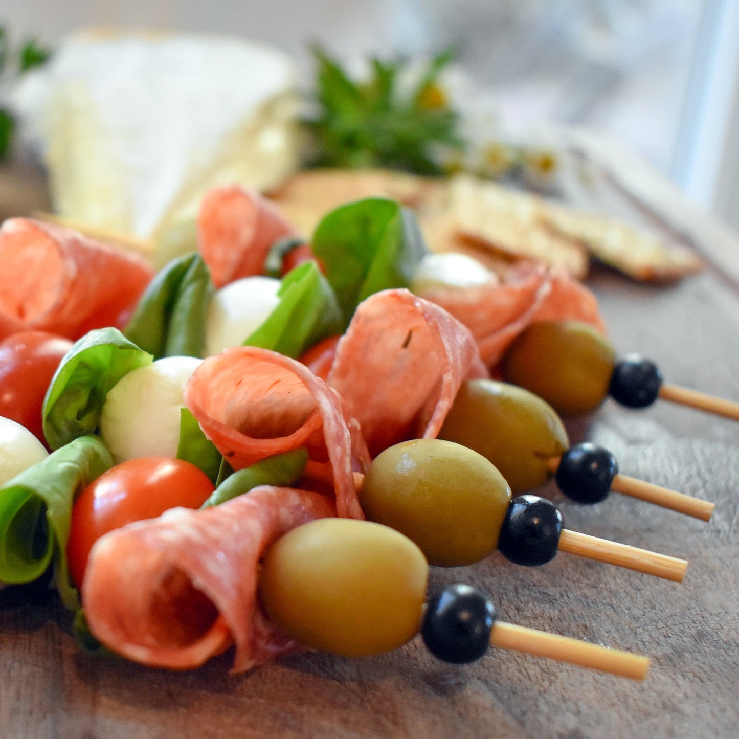 6" Cocktail & Appetizer Picks - Black
