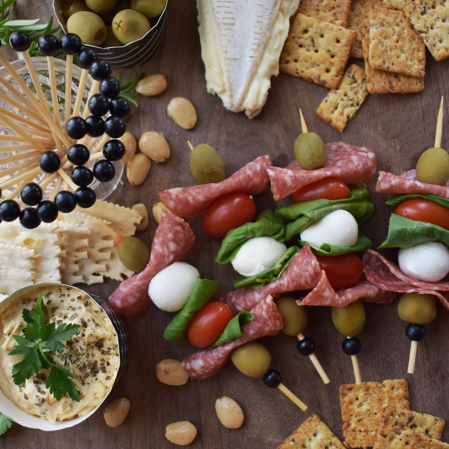 6" Cocktail & Appetizer Picks - Black