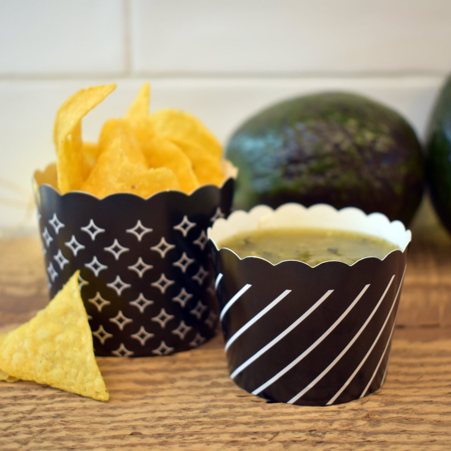 Large Paper Baking + Snack Cups - Black