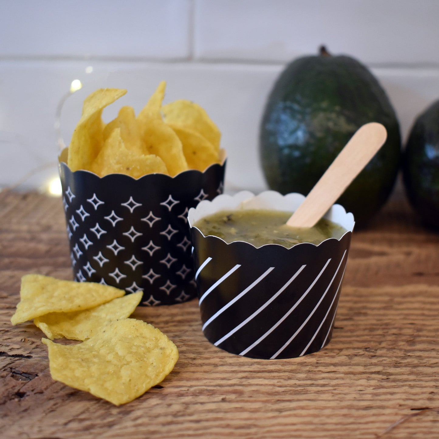 Small Paper Baking + Snack Cups - Black