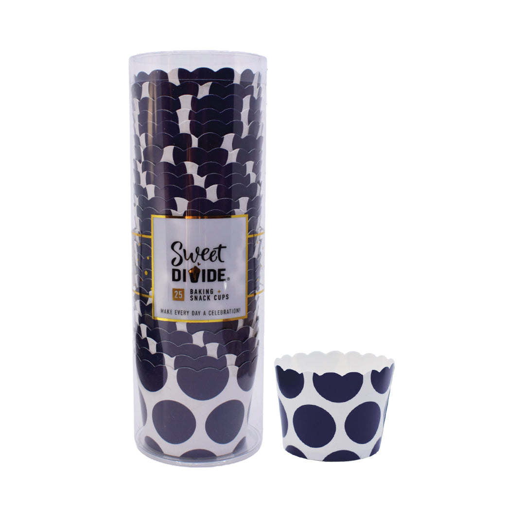 Small Paper Baking + Snack Cups - Blue
