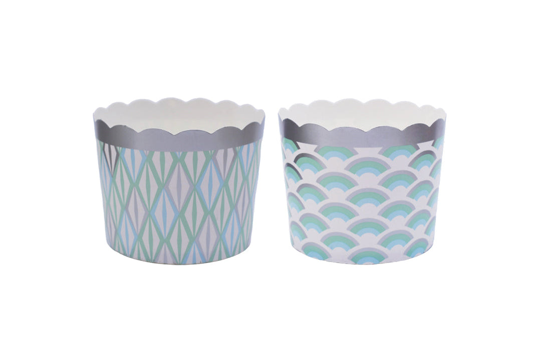 Large Paper Baking + Snack Cups Set - Pastel