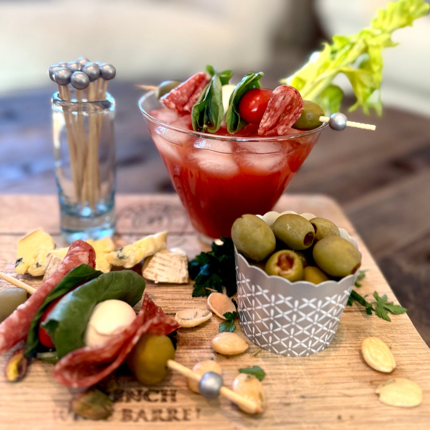 3.5" Cocktail & Appetizer Picks - Silver