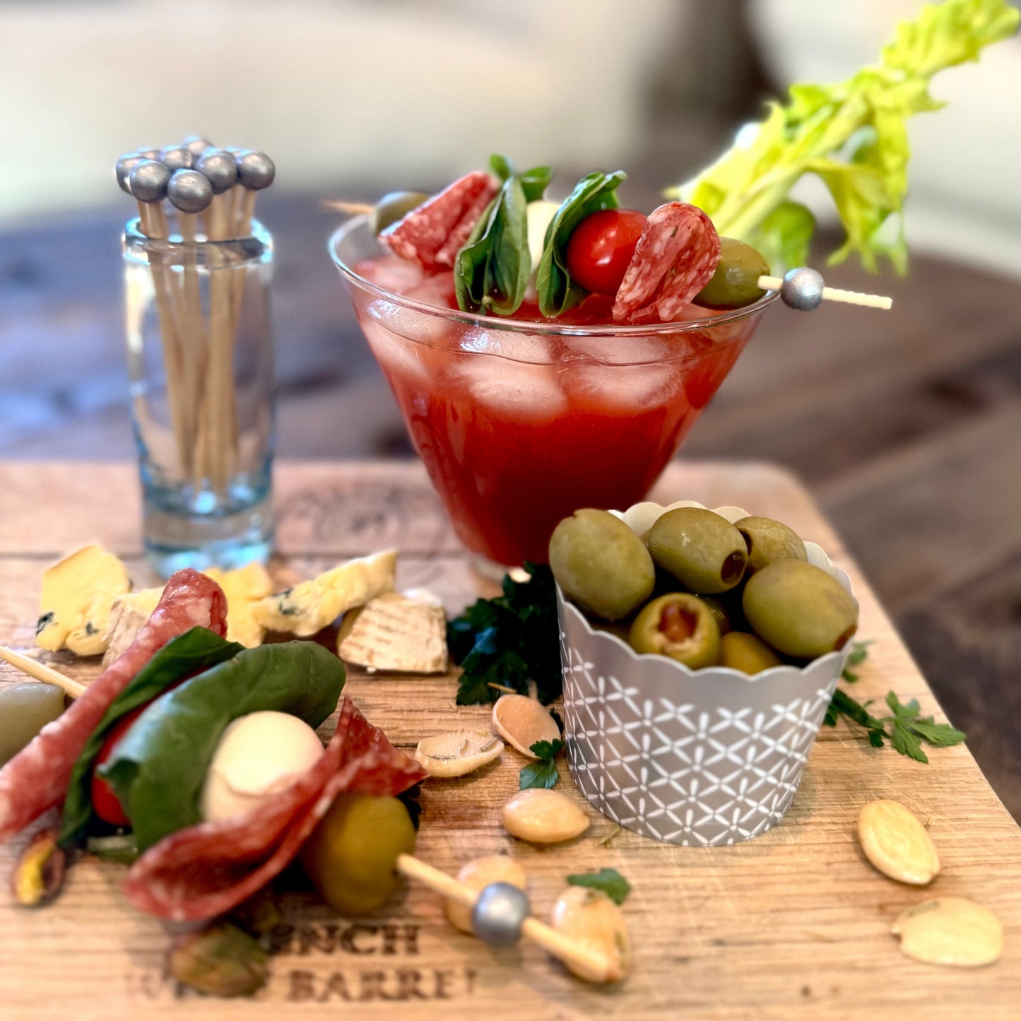 6" Cocktail & Appetizer Picks - Silver