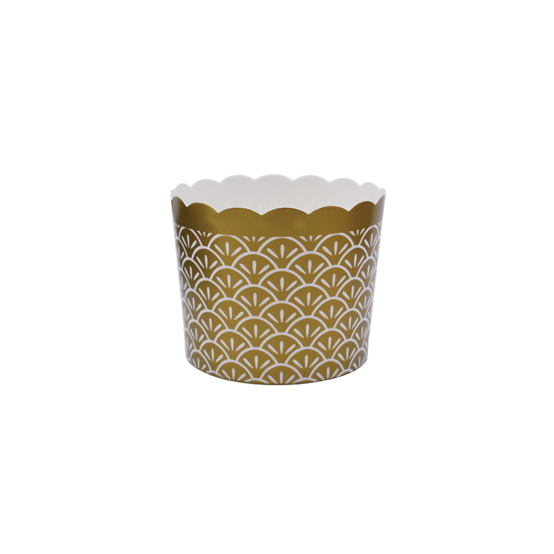Large Paper Baking + Snack Cups - Gold