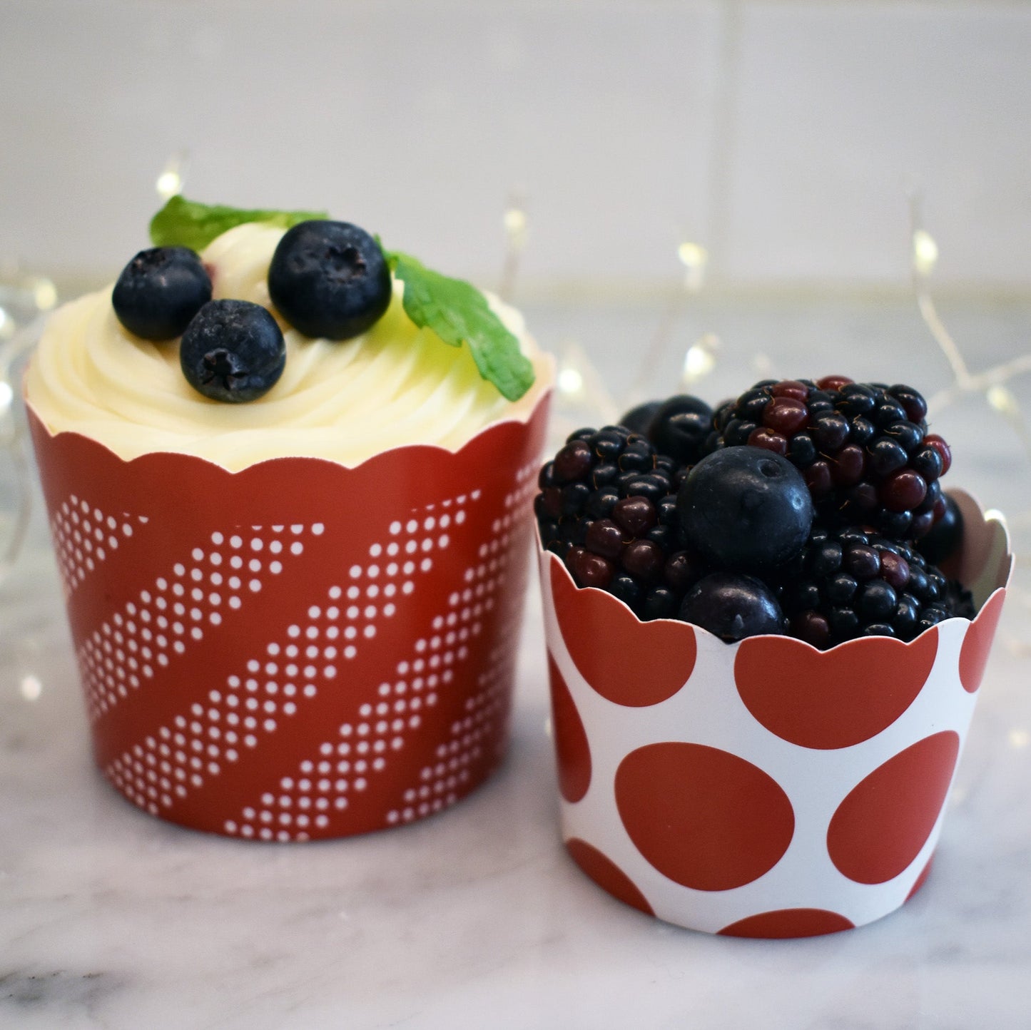 BULK Large Paper Baking + Snack Cups - Red