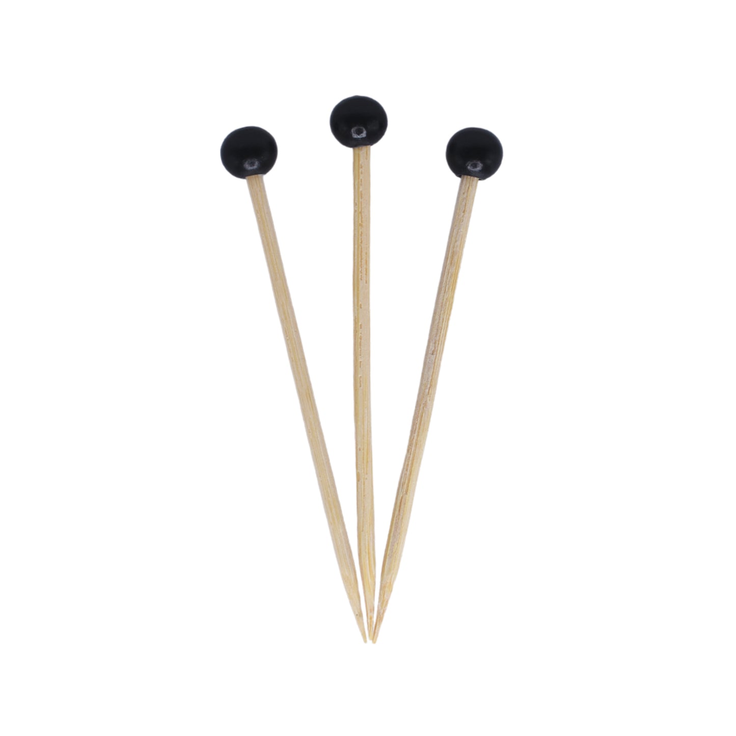 BULK 3.5" Cocktail & Appetizer Picks - Black
