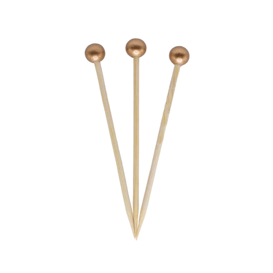 BULK 3.5" Cocktail & Appetizer Picks - Gold