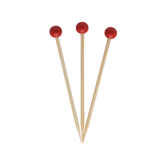 BULK 3.5" Cocktail & Appetizer Picks - Red