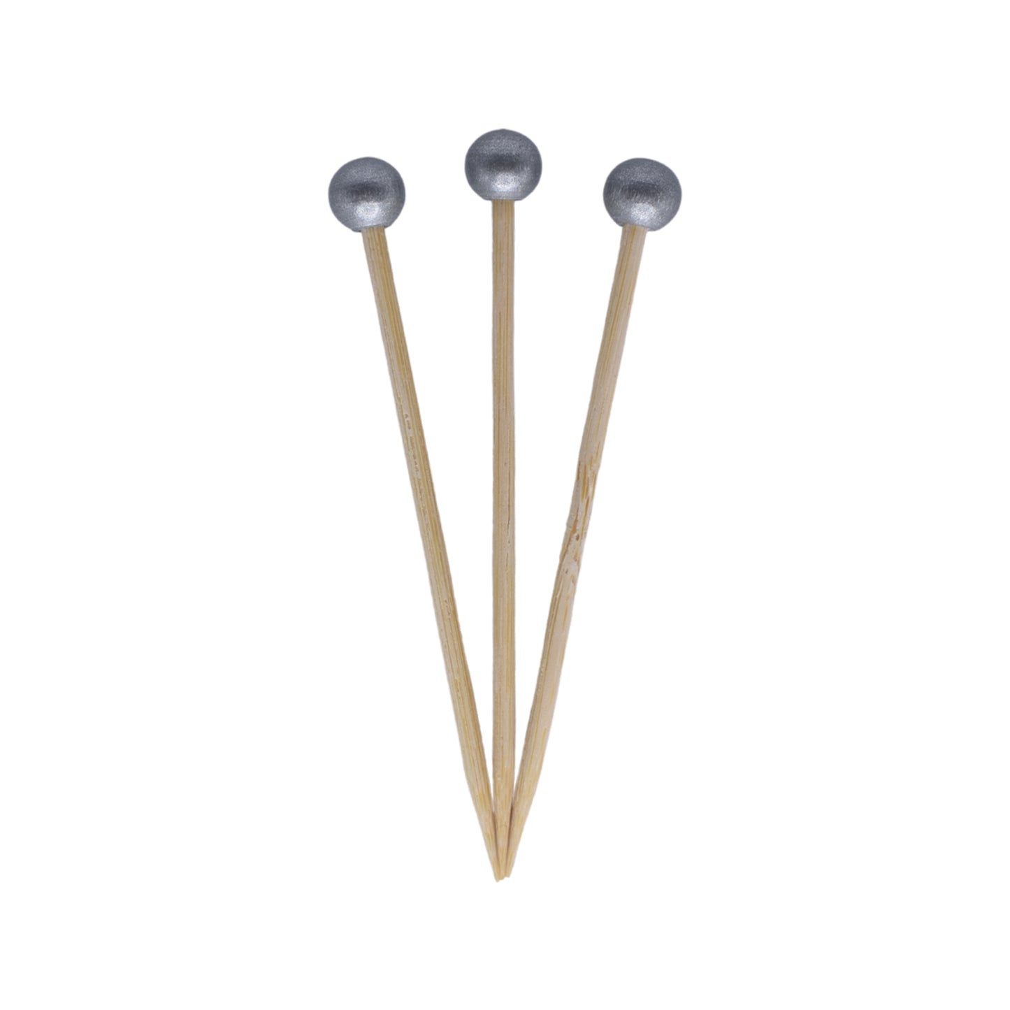 BULK 3.5" Cocktail & Appetizer Picks - Silver